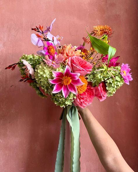 It’s the British Dahlias and Cosmos that makes it! Thank you @dulceandflor for growing these beauties for Ruby x #bridal #bridalbouquet #bridalflowers #bridalflower #bouquet #handtiedbouquet Aster Flower Bouquet, China Aster Flower, China Aster, Dahlia Bouquet, Contemporary Bridal, Aster Flower, Hand Tied Bouquet, Bridal Flowers, Dahlia