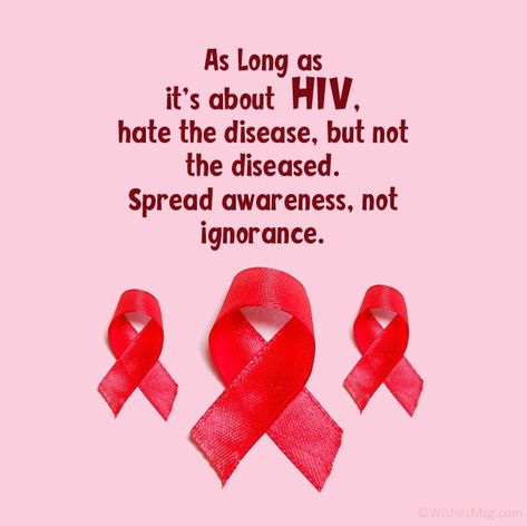 Aids Day Quotes, Non Communicable Diseases Poster, Hiv Aids Awareness Posters, Aids Awareness Poster Art, World Aids Day Posters, Aids Awareness Poster, Worlds Aids Day, Aids Day Poster, Hiv Facts