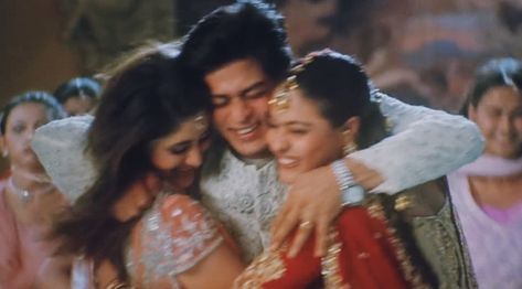 Bole Chudiyan, Kabhi Khushi Kabhie Gham, Vintage Bollywood Aesthetic, 90s Bollywood Aesthetic, Bollywood Theme, Indian Couple, Desi Love, Bollywood Posters, 90s Bollywood