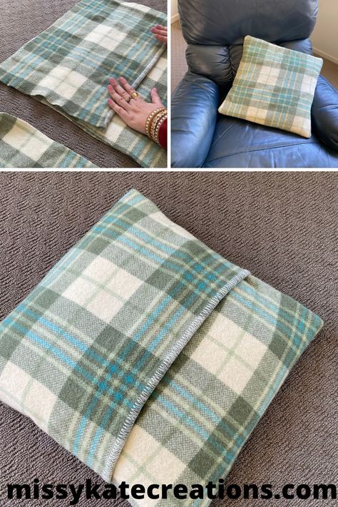 Memory Pillow Diy, Memory Pillow Tutorial, Memory Pillow From Shirt, Envelope Pillowcase, Make An Envelope, Small Quilt Projects, Recycle Old Clothes, Memory Pillow, Diy Pillow Covers