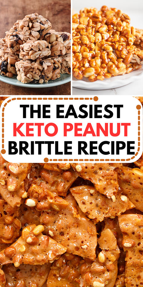 This article provides a recipe for keto-friendly peanut brittle, a delicious low-carb treat that is perfect for satisfying your sweet tooth without compromising your diet. Keto Brittle Recipes, Sweetashoney Keto Recipes, Keto Buckeyes Recipe, Healthy Brittle Recipes, Keto Peanut Brittle Recipe, Keto Pb2 Recipes, Sugar Free Peanut Brittle, Keto Brittle, Sugar Free Peanut Brittle Recipe