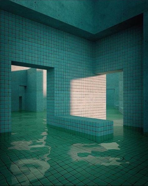 Liminal Aesthetic, Dreamscape Architecture, Dreamcore Aesthetic, Weirdcore Aesthetic, Liminal Space, Liminal Spaces, Pool Rooms, Dreamcore Weirdcore, Dream Pools