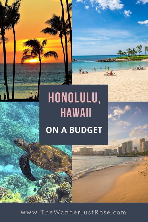 Oahu On A Budget, Hanalulu Hawaii, Backpacking Hawaii, Honolulu Hawaii Vacation, Hawaii On A Budget, Visiting Honolulu, Aloha Birthday, Honolulu Vacation, Traveling Destinations