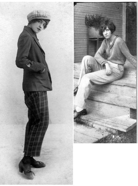 Not many women would risk trousers in the 20s 1920s Womens Pants, 1920 Women, Masculine Outfits, 1920s Fashion Women, 1920s Women, Woman In Suit, 1920s Outfits, 1920 Fashion, 30s Fashion