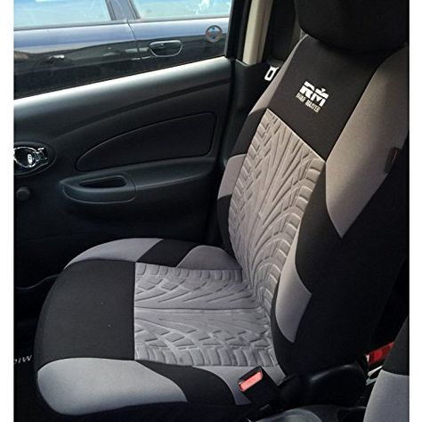 AUTOYOUTH Tire Track Detail Front Bucket Seat Covers Car Interior Accessories Universal Fit â€?204PCS, Black/Gray, #Ad #Bucket, #SPONSORED, #Front, #Covers, #Seat Bucket Seat Covers, Tire Tracks, Interior Decoration Accessories, Car Seat Protector, Car Seat Cover Sets, Seat Protector, Car Seat Accessories, Gray Interior, Decoration Accessories