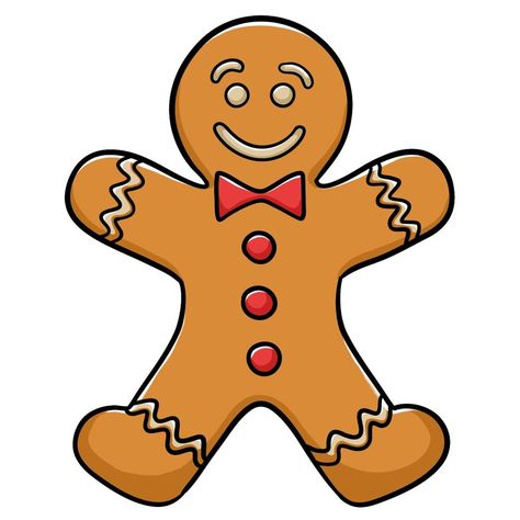 Gingerbread Cartoon Drawing, Gingerbread Man Drawings, Gingerbread Man Canvas Painting, Gingerbread Man Drawing Easy, Ginger Bread Cookies Drawing, New Years Drawings Easy, Easy Drawings For Christmas, Christmas Gingerbread Drawing, How To Draw A Gingerbread Man