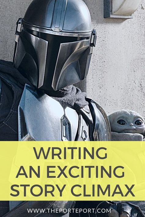 Use crisis and character choices to write an exciting story climax. Fiction writing tips from The Mandalorian. #writingtips #writingadvice #fictionwriting #novelwriting #betterwriting Writing Climax Ideas, Climax Ideas, Fiction Writing Tips, Novel Planner, Writing Science Fiction, Fantasy Writing, Military Intelligence, Realistic Fiction, Writing Groups