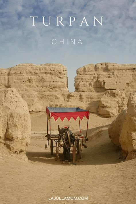 Turpan, the hottest city in China, is literally an oasis in the desert which is why it was an important stop on the ancient Silk Road. Oasis In The Desert, Holiday China, Visit China, Silk Road, China Travel, Bali Travel, Vietnam Travel, In The Desert, East Asia