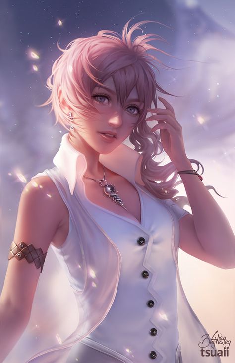 Serah Farron, Manga Comics, Game Character, Cool Artwork, Character Illustration, Pink Hair, Final Fantasy, Character Inspiration, Game Art