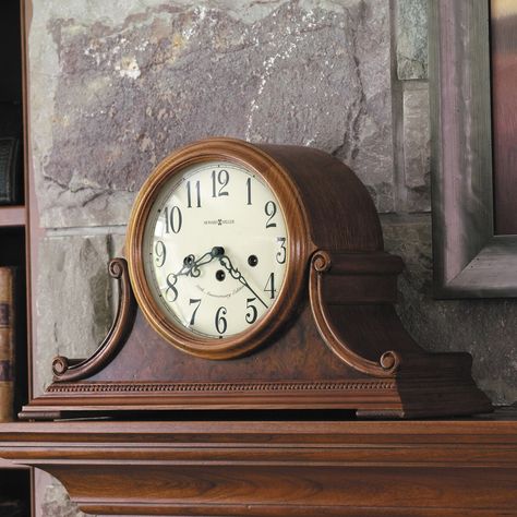 Have to have it. Howard Miller Hadley Mantel Clock $710.5 Retro Clocks, Antique Mantel Clocks, Old Clock, Howard Miller, Vintage Clocks, Old Clocks, Mantel Clocks, Antique Clock, Custom Storage