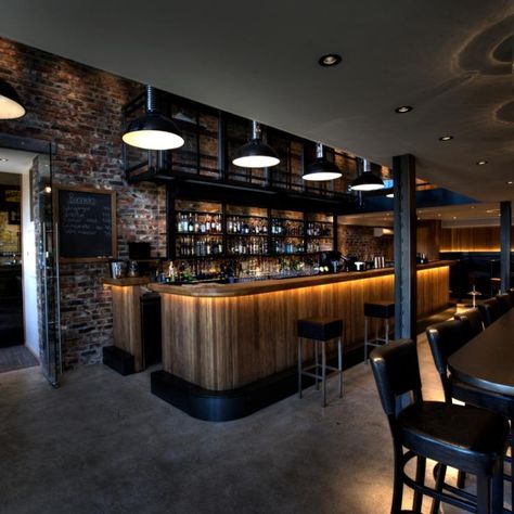 Sorensens, Stavanger, Norway | Projects | Trainspotters Bar Lighting Bar Lighting Design, Coffee Furniture, Bar Renovation, Bar Lounge Design, Bar Counter Design, Stavanger Norway, Modern Restaurant Design, Pub Interior, Coffee Shop Interior Design