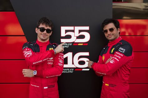 Scuderia Ferrari on Twitter: "Yeah… that didn’t quite go to plan 😅 @ray_ban @Charles_Leclerc @Carlossainz55 https://t.co/VoWxlYqmn9" / Twitter Charles Leclerc And Carlos Sainz, Escuderias F1, Prince Of Monaco, F1 Wallpaper Hd, Formula 1 Car Racing, F1 Poster, Sports Aesthetic, Smooth Operator, Formula 1 Car