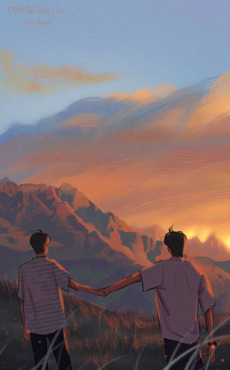 Boys Love Wallpaper, Gay Aesthetic Wallpaper, Gay Wallpaper, Gay Aesthetic, Cute Love Wallpapers, Queer Art, Cute Couple Art, Romantic Art, Draw On Photos