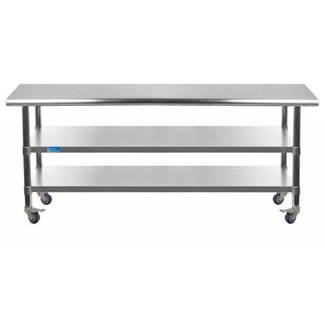 Stainless Steel Work Table, Rolling Kitchen Cart, Prep Table, Rolling Kitchen Island, Garage Work Bench, Kitchen Roll, Food Prep, Commercial Kitchen, Work Table