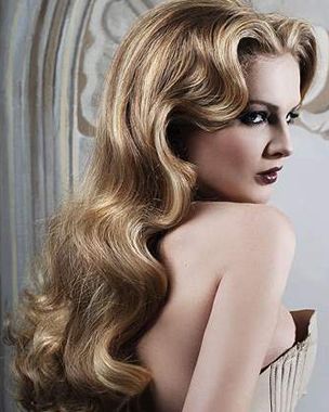 retro-curls Retro Curls, Retro Wedding Hair, Long Hair Waves, Beautiful Wedding Hair, Vintage Curls, Hollywood Hair, Vintage Wedding Hair, Best Wedding Hairstyles, Classic Hairstyles