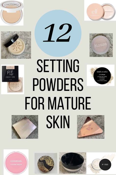 The Best Setting Powder for Mature Skin Over 40 Best Setting Powder For Dry Skin, Best Setting Powder For Oily Skin, Best Drugstore Pressed Powder, Best Foundation For Over 40, Setting Powder For Dry Skin, Best Pressed Powder, Best Face Powder, Best Drugstore Setting Powder, Best Drugstore Powder