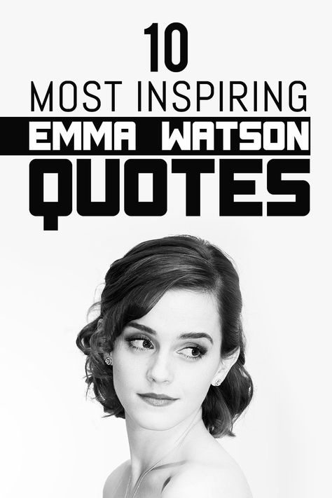 Here are the top 10 most inspiring quotes from Emma Watson. Emma Watson Quotes Smart, Emma Watson Quotes Feminism, Emma Watson Quotes Inspirational, Cute Short Quotes, Most Inspiring Quotes, Exam Quotes, Personal Values, Inspo Quotes, Graduation Quotes