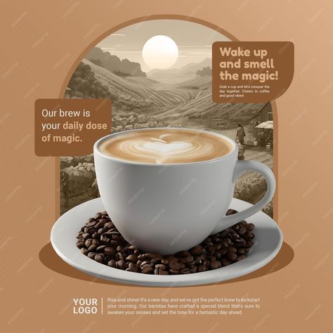 Premium PSD | International coffee day for coffee cafe chop social media post template Cafe Social Media Posts, Coffee Social Media, Cafe Coffee Day, International Coffee Day, Platter Ideas, Teal Sofa, Ads Creative Advertising Ideas, International Coffee, Coffee Day