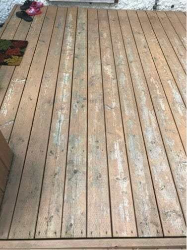 Stripping Stained Wood, Solid Stain Deck, Painted Wood Deck, Wood Deck Stain, Dark Deck, Deck Refinishing, Weathered Wood Stain, Deck Restoration, Gazebo On Deck