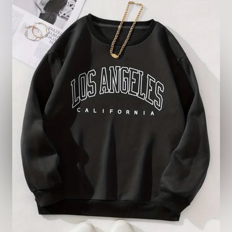 Brand New Came W Out Tags | Size Xl | Same/Next Day Shipping!! California Sweater, California Sweatshirt, Los Angeles Print, California Print, Simple Shirts, Print Bodysuit, Plus Size Kleidung, Long Sleeve Sweatshirt, Swimwear Outfit