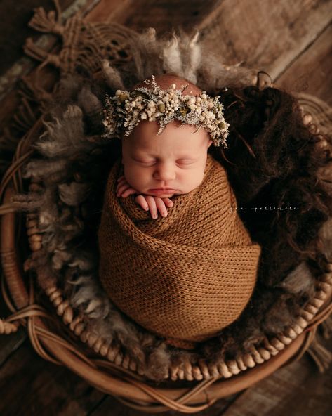 1 Week Old Newborn Pictures, Newborn Baby Photography Studio, Thanksgiving Newborn Photoshoot, Studio Newborn Photography, Neutral Newborn Photography, Boho Newborn Photography, Rustic Newborn Pictures, Newborn Basket Pictures, Boho Newborn Photoshoot