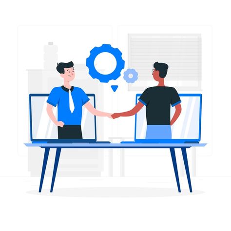 Live collaboration concept illustration | Free Vector #Freepik #freevector Vector Illustration People, Communication Illustration, Concept Illustration, Website Illustration, App Development Companies, Flat Illustration, Builder Website, Video Streaming, Vector Photo