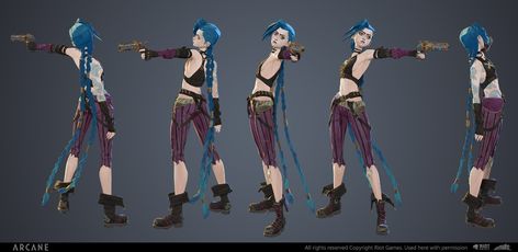 (17) jinx - Búsqueda de Twitter / Twitter Jinx Cosplay, Get Jinx, Jinx League Of Legends, Model Sheet, Female Character, Character Sheet, Character Modeling, Art Studies, League Of Legends