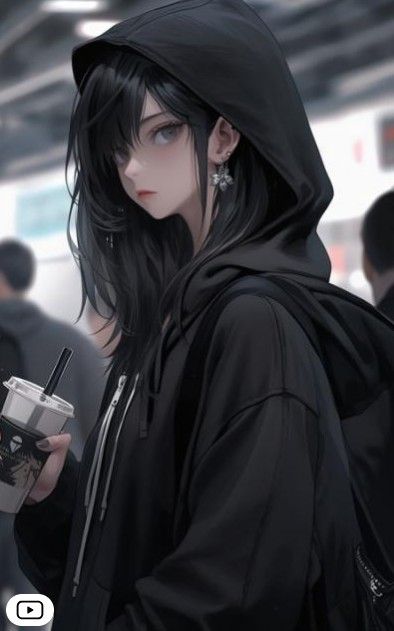 Black Hair, Hair, Anime, Black