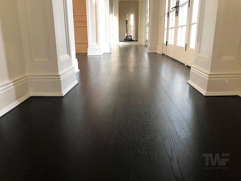 Dark Stained Wood Floors, Dark Brown Wood Floors, Hardwood Floor Stain Colors, Floor Stain Colors, Staining Wood Floors, Wood Floor Stain Colors, Types Of Hardwood Floors, Wood Floor Finishes, Types Of Wood Flooring