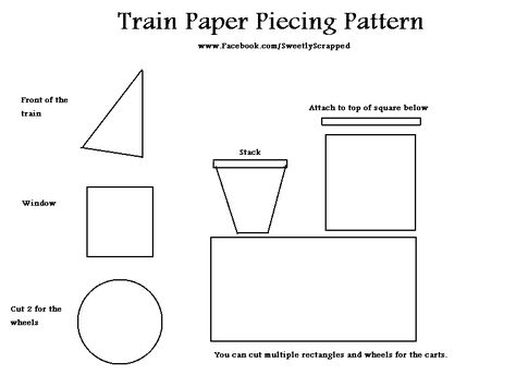 thomas the train printable template | Freebie} Friday Train Paper Piecing Pattern Train Crafts Preschool, Paper Peicing Patterns, Polar Express Theme, Train Crafts, Train Template, Gingerbread Train, Polar Express Train, Train Ornament, Paper Purse