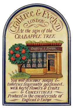 Crabtree And Evelyn, Crabapple Tree, Crabtree & Evelyn, Grandma's House, Pub Signs, Vintage Cosmetics, Crab Apple, British Heritage, Grandmas House