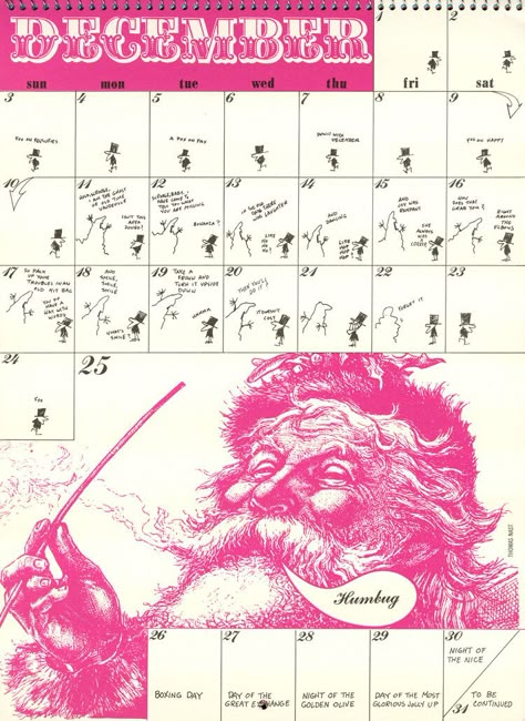 1967/68 Hallmark Calendar — The Peculiar Manicule Graphic Design Calendar, Calender 2023, Peculiar Manicule, Calendar Graphic, Calendar Vintage, Aesthetic Calendar, Creative Calendar, 달력 디자인, Vintage Calendar