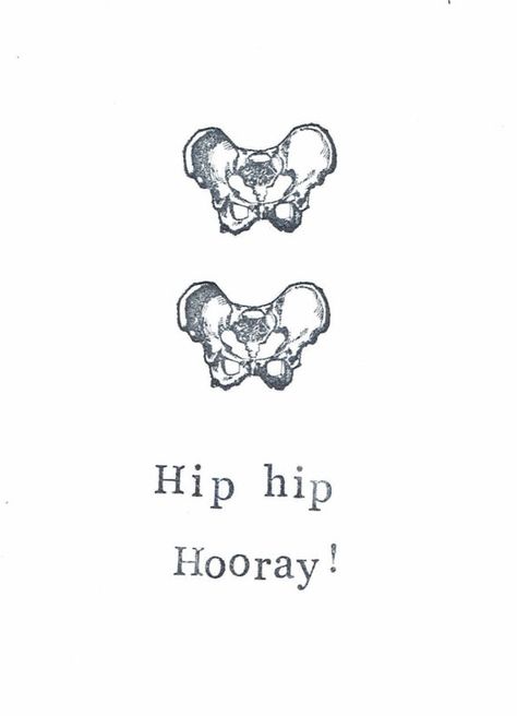 Hip Hip Hooray Card Funny Skeleton Medical School by ModDessert Graduation Humor, Medische Humor, Anatomy Humor, Science Puns, Medical School Graduation, Dry Sense Of Humor, Hip Hip Hooray, Graduation Funny, Funny Skeleton