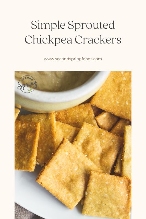 Chickpea Crackers, Chickpea Hummus, Black Sesame Seeds, Chickpea Flour, Recipe Notes, Us Foods, Tray Bakes, Vegan Gluten Free, Vegan Vegetarian