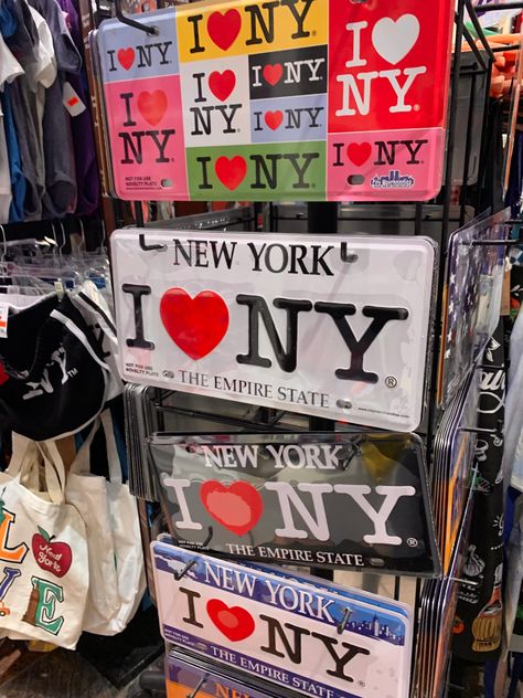 New York Mood Board, New York Decor, Licence Plates, America Trip, Aesthetic Gifts, Wet Dreams, I Love New York, I Love Ny, I ❤ Ny