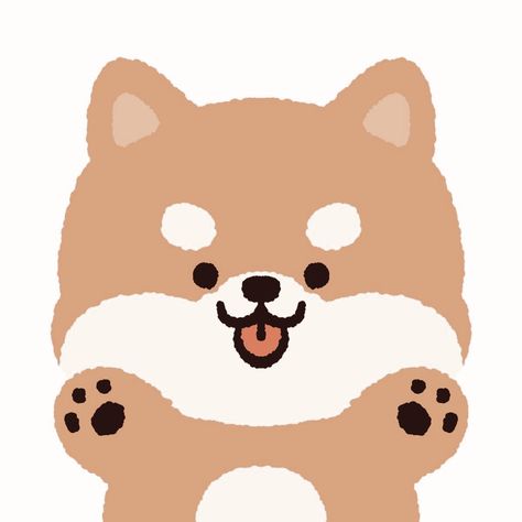 Shiba Inu Icon, Shiba Drawing, Shiba Illustration, Shiba Dog, Shiba Inu, Dog Art, Easy Drawings, Pikachu, Hello Kitty