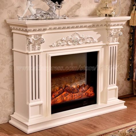 Wooden Fireplace Ideas, Classic Fireplace Design, Luxury Fireplace, Classic Fireplace, Wooden Mantel, Wooden Fireplace, Fireplace Mantle Decor, Royal Furniture, Living Room Decorating