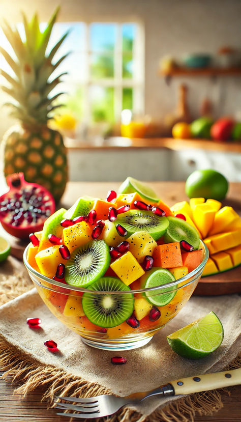 Recette : Salade de Fruits Tropicaux Fruit, Quick Saves