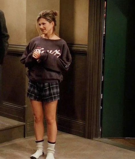 Rachel Green, A Woman, Plaid, Green