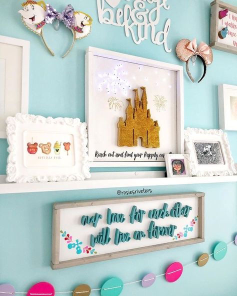 Disney Craft Room, Disney Basement, Disney Shelf, Pixar Room, Disney Dorm, Disney Playroom, Disney Bedroom, Disney Office, Room Gallery Wall