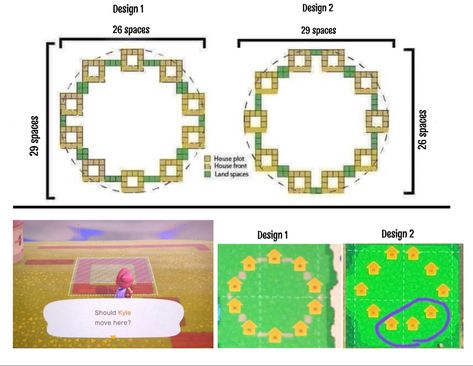 Circle Neighborhood Animal Crossing, Acnh Neighborhoods Layouts Circle, Acnh Culdesac Layout, Acnh Circle Neighborhood, Animal Crossing Road Path Code, Acnh Island Designs Entrance, Animal Crossing Neighborhood Layout, Acnh Island Layout Ideas, Acnh Map Design