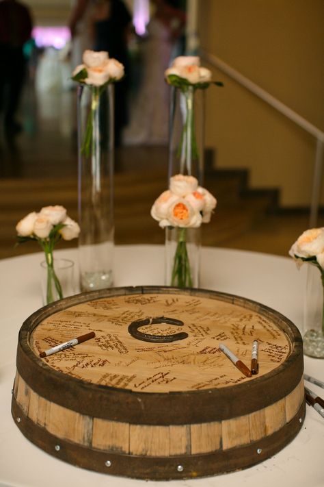 Wine Barrel Guest Book, Wine Barrel Signs, Signing Ideas, Wine Barrel Wedding, Wedding Guest Signing, Barrel Wedding, Wine And Cheese Party, Cheese Party, Real Weddings Photos