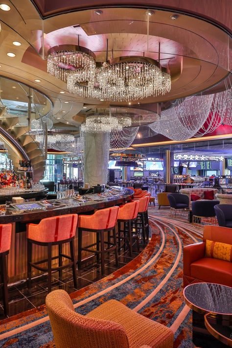 Las Vegas Bars, Vegas Bars, Chandelier Bar, Casino Night Fundraiser, Cosmopolitan Las Vegas, Casino Night Party, Casino Royale, Casino Night, Conde Nast Traveler