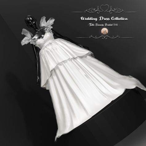 Sims 4 Wedding Dress, Sims Baby, Sims 4 Cas Mods, Sims Packs, Princess Bridal, Wedding Dress Collection, Tumblr Sims 4, Sims 4 Dresses, Sims 4 Characters