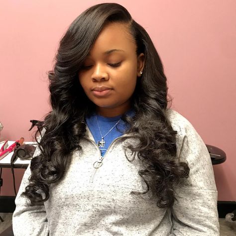 🌸Ty 🌸 on Instagram: “Traditional Sew in with leave out!!! Hair @kendrasboutique  Click book for availability and prices!!! #hairbytyflyy #atlhairstylist…” Traditional Sew In With Leave Out, Sew In Styles, Sew In Wig, Work Hair, Work Hairstyles, Love Your Hair, Sew In, Fashion Sewing, Hair Ideas