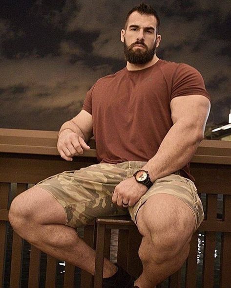 Tall Bearded Men, Nick Pulos, Burly Men, Alpha Males, Body References, Strong Men, Scruffy Men, Life Vision, Super Human