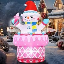 Snowman Outdoor Decorations, Inflatable Christmas Decorations Outdoor, Patio Decorations, Outdoor Inflatables, Inflatable Decorations, Unique Christmas Decorations, Christmas Inflatables, Outdoor Decorations, Bright Led Lights