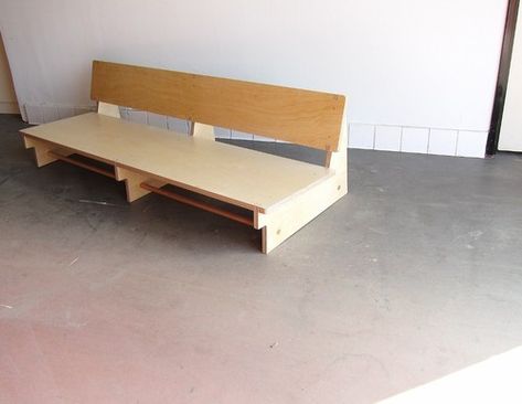 WAKA WAKA low rider couch — iko iko Plywood Diy, Plywood Design, Waka Waka, Cnc Furniture, Couch Design, Trendy Furniture, Diy Sofa, Plywood Furniture, Baltic Birch Plywood