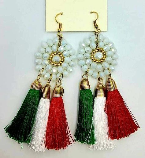 Beads Jewelry, Tassel Necklace, Drop Earrings, Beads, Quick Saves, Color, Art, Tela