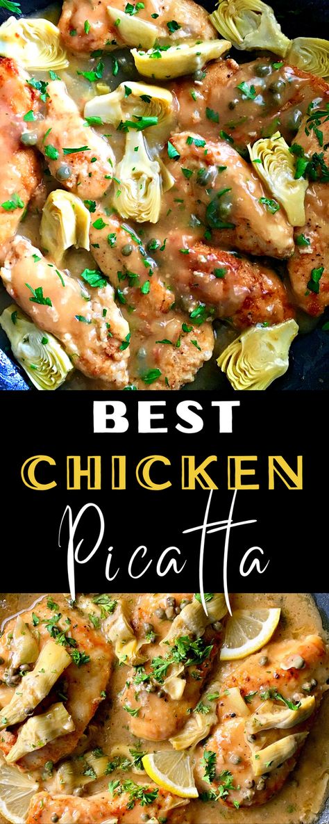 Chicken Picatta With Artichokes And Capers, Chicken With Artichokes And Capers, Chicken Piccata With Artichokes Recipe, Chicken Piccata With Artichokes, Lydia Bastianich, Best Chicken Piccata, Chicken Casserole Recipes Healthy, Capers Recipe, Piccata Recipe